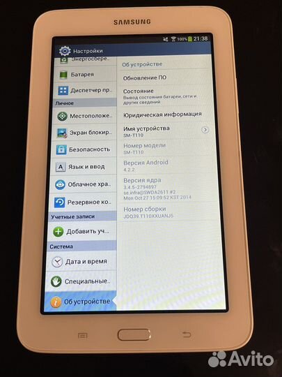 Планшет Samsung Galaxy Tab 3 7.0 Lite SM-T110
