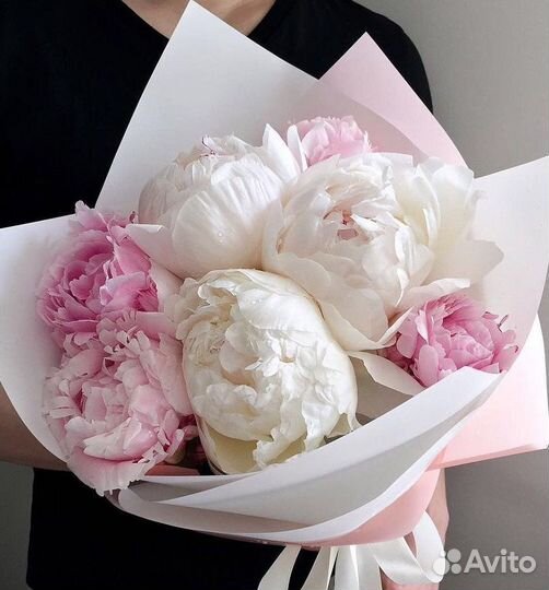 Пионы букет цветы с доставкой