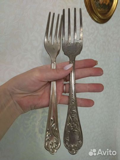 Вилка для мяса винтаж Италия