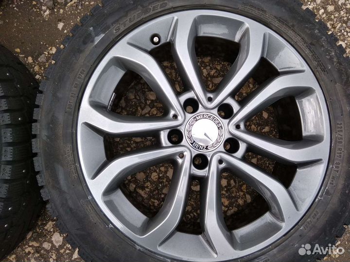 Мерседес C class W205 зима шипы
