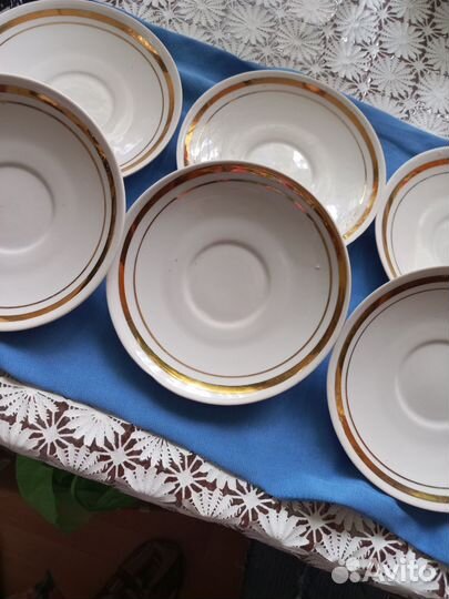Чайные блюдца вербилки СССР
