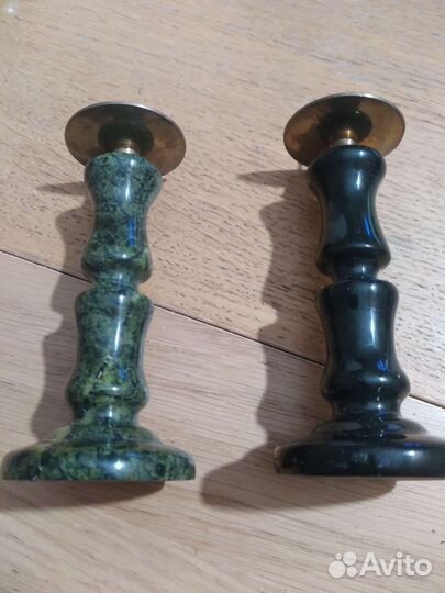 Подсвечник натуральный камень СССР