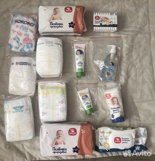 Готовая сумка в роддом для мамы и малыша