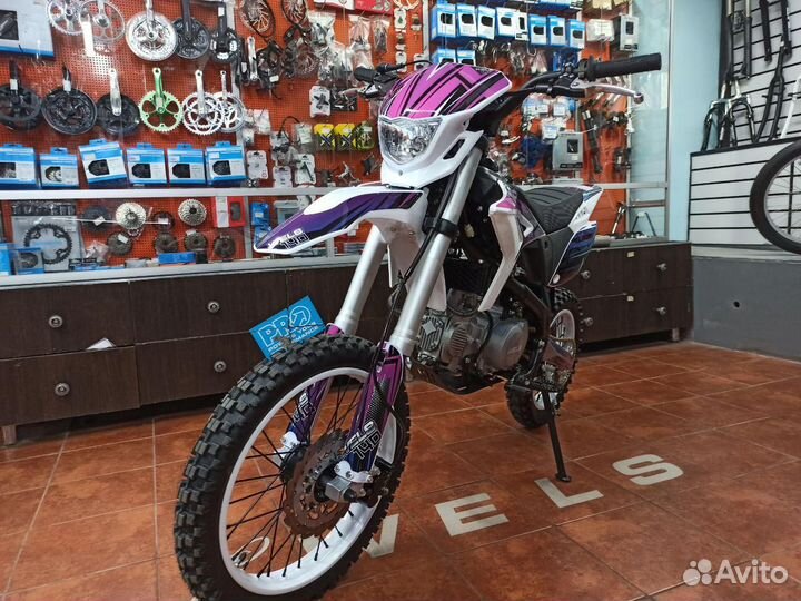Питбайк Wels RT140 17\14 + шлем