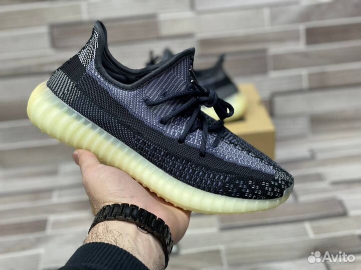 Кроссовки Adidas Yeezy Boost 350 v2 Carbon (36-45)