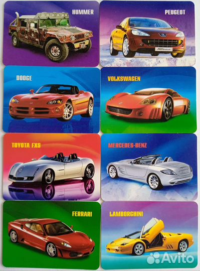 Календарики Автомобили