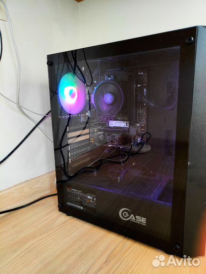 Компьютер в сборе Ryzen 5600g + монитор 2К