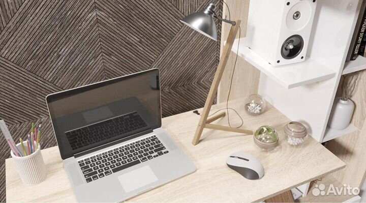 Компьютерный / Письменный Стол мкс-2 (Дуб сонома/Б