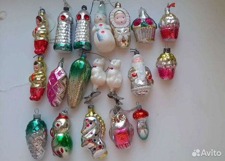 Елочные игрушки СССР