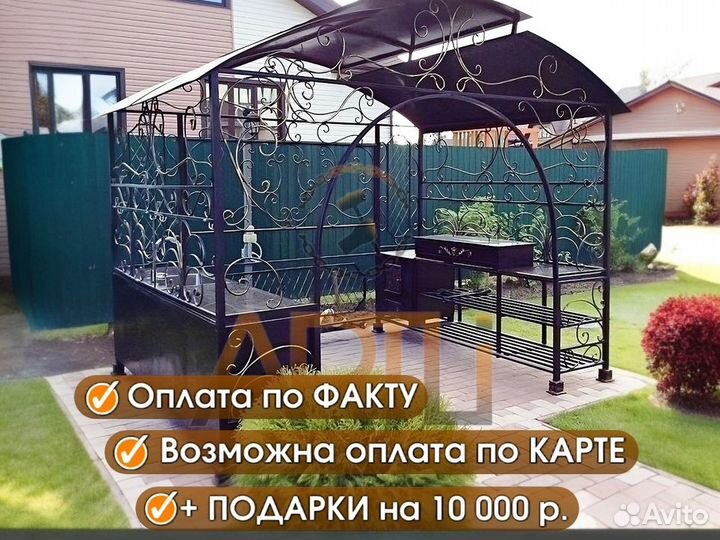 Мангал с крышей 