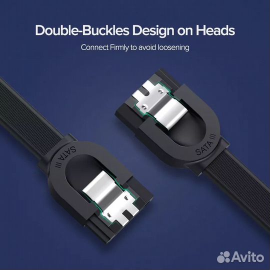 Новый Кабель SATA 3 Ugreen US217 50см