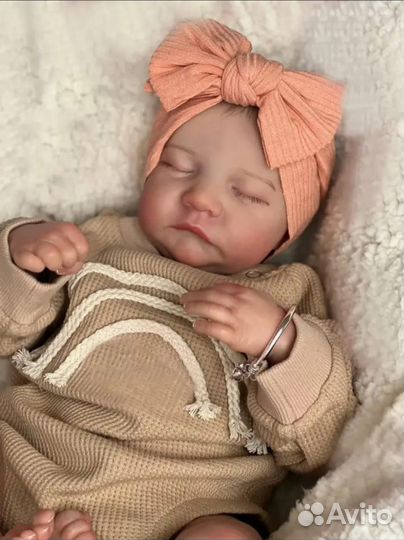 Кукла реборн силиконовая 45 см. Кукла младенец