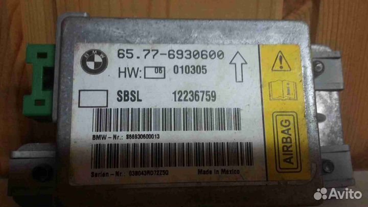 Блок управления AIR BAG BMW 7-серия 65776930600