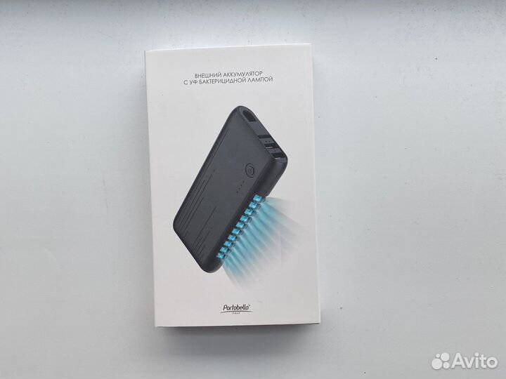 Повербанк Внешний аккумулятор с уф-лампой 6000мА