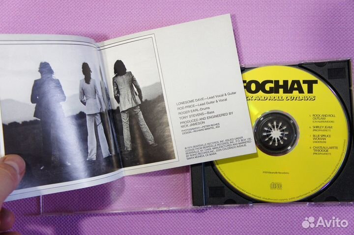 Foghat – Rock And Roll Outlaws -1974- CD