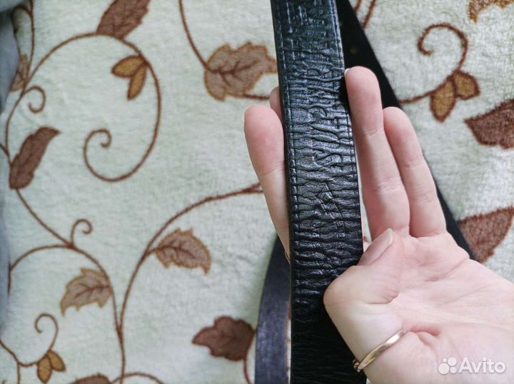 Мужской кожаный ремень