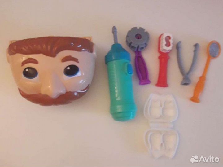 Парикмахерская и мистер зубастик play doh