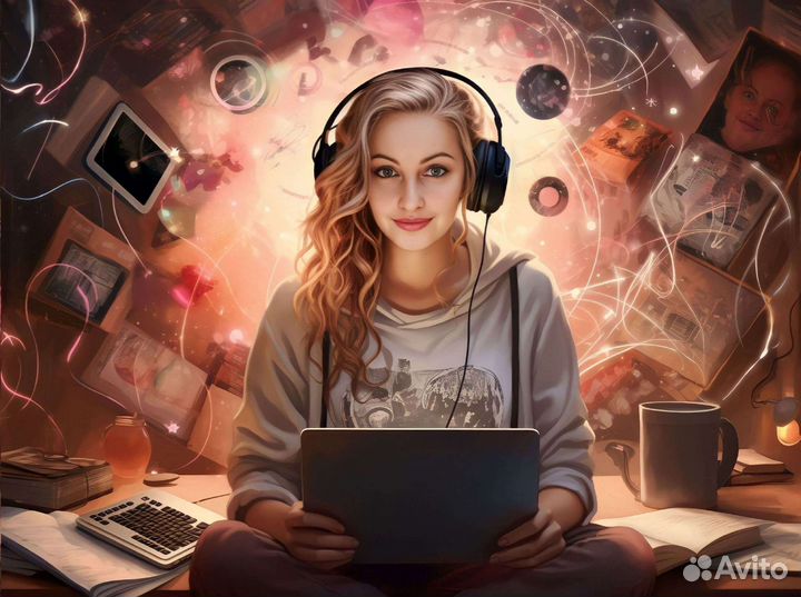 Иллюстрации, видео, контент от нейросети