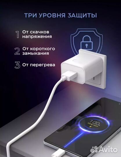 Кабель USB - Lightning для зарядки телефона iPhone