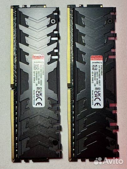 Оперативная память ddr4 kingston fury 3600 2x8gb