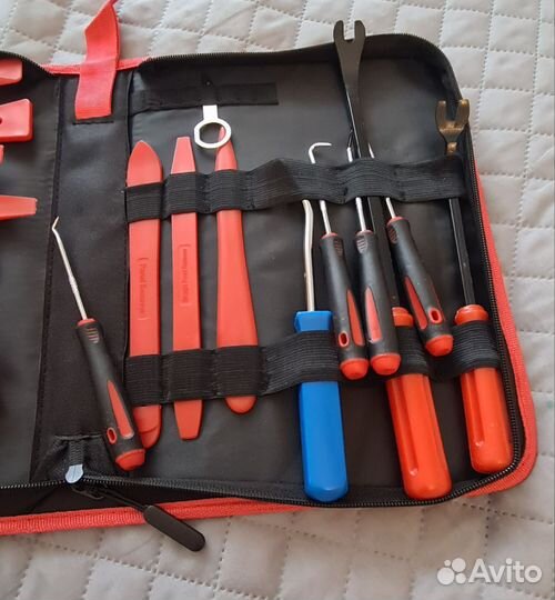 Съемники обшивки салона,пистонов,клипс набор 38,18