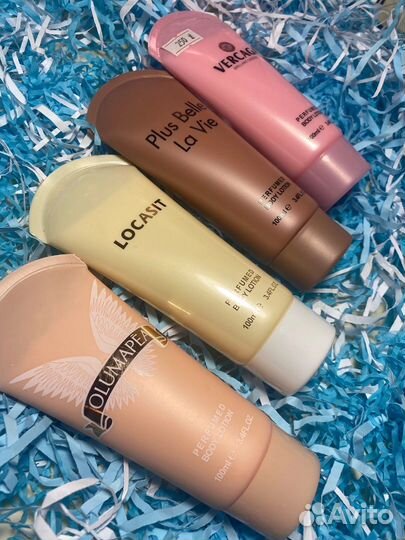 Различные парфюмированные лосьоны для тела