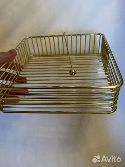 Новая металлическая салфетница zara home