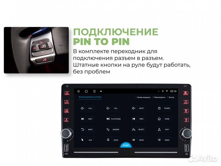 Магнитола Ford Mondeo 4 дорест LTE CarPlay 2/32гб