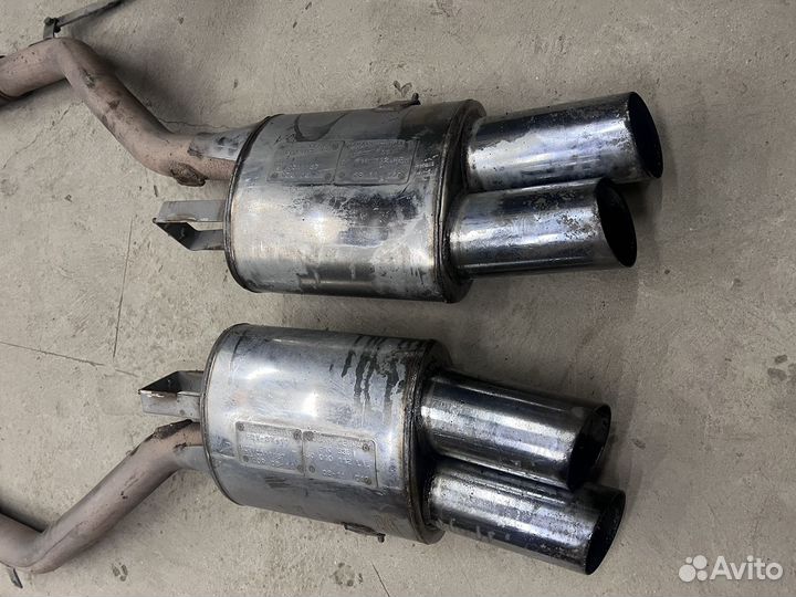 Выхлоп hamann bmw f10