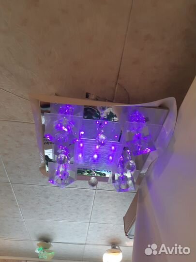 Люстра потолочная бу и светильники