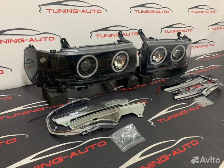 Фары на TLC 80 LX450 темный тюнинг