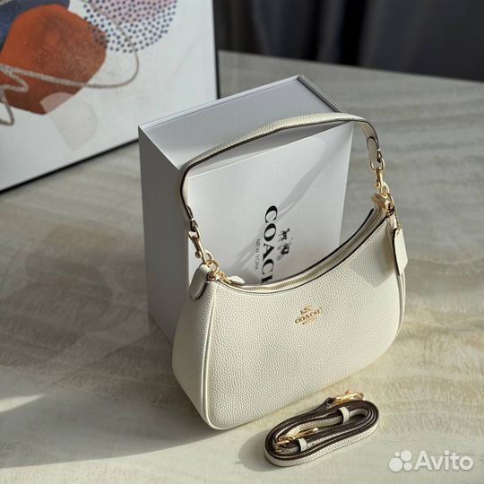 Сумка женская натуральная кожа coach