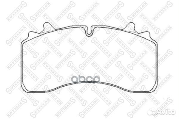 Колодки дисковые с р/к 29162 22.5 SAF skrb 9022WI