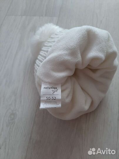 Шапка для девочки новая 50 52