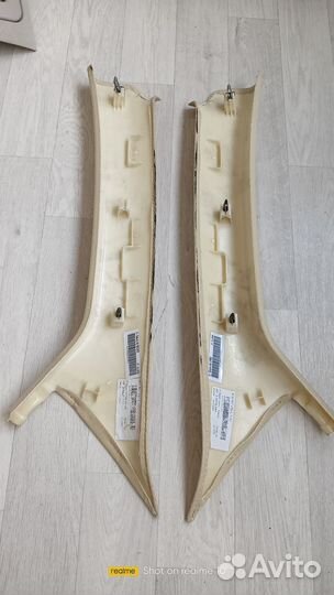 Обшивки передних стоек Ауди а6 с6