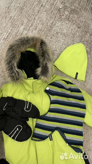 Комбинезон lassie 110 (+6) + 2 шапки + варежки