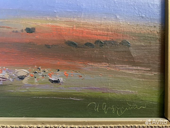 Картина маслом на холсте пейзаж