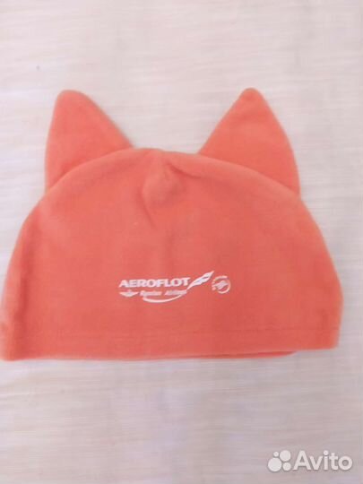 Шапочка и маска для сна Аэрофлот