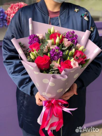 Букет живых цветов