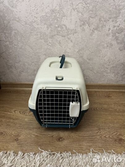 Переноска для кошек пластиковая