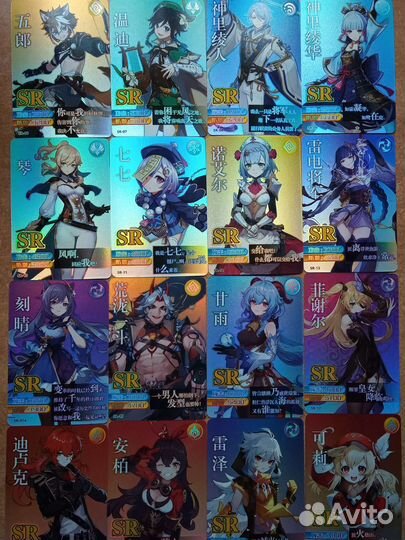 Genshin Impact карточки