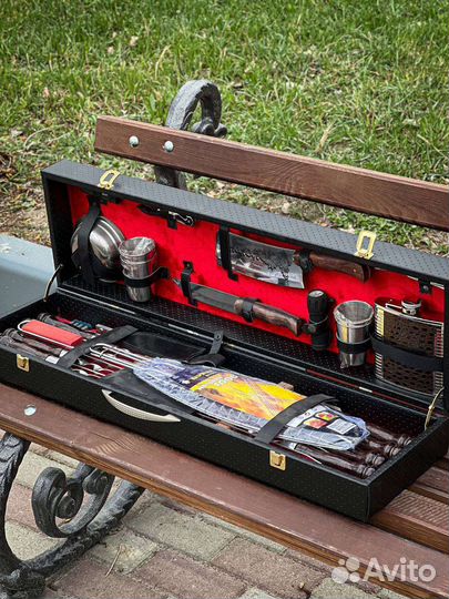Шашлычный набор в кейсе