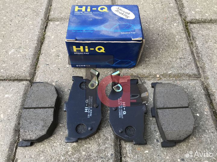 Задние колодки Elantra 00-06 и Cerato 04-09