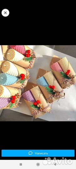 Наборы свечей ручной работы