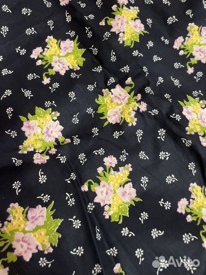 Отрез ткани хлопок СССР