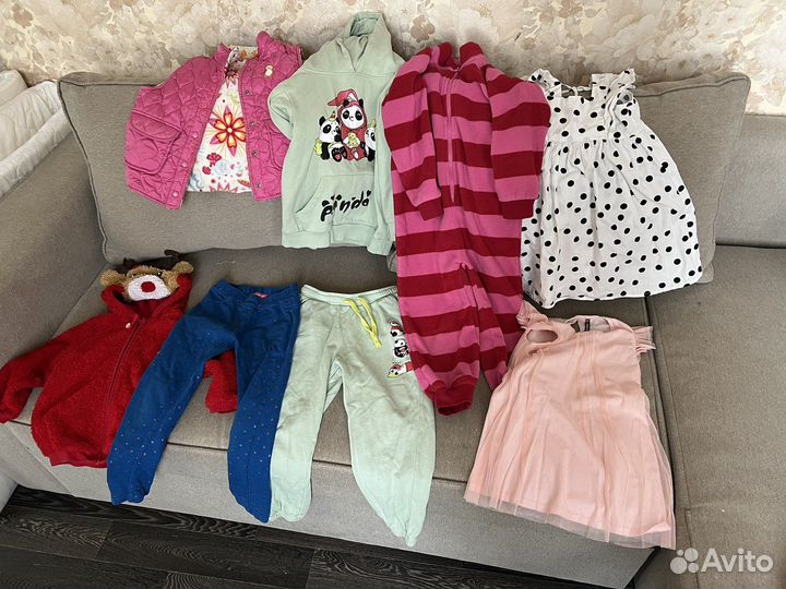 Вещи пакетом на девочку от 104 размер