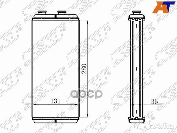 Радиатор отопителя салона honda civic ES# 01-05