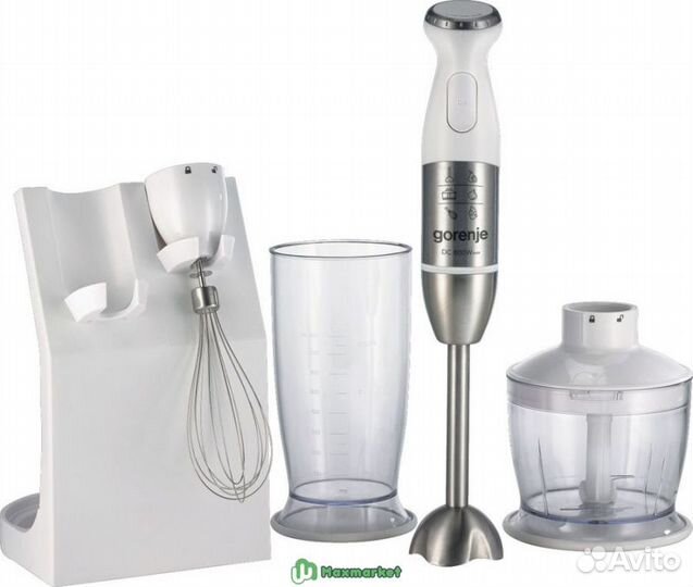 Погружной блендер Gorenje HBC806QW 800Вт белый