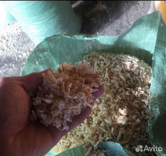Опилки стружка В брикетах