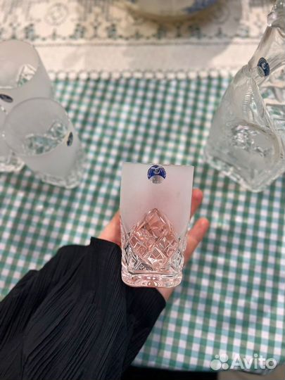 Графин со стаканами, хрусталь. Дятковский